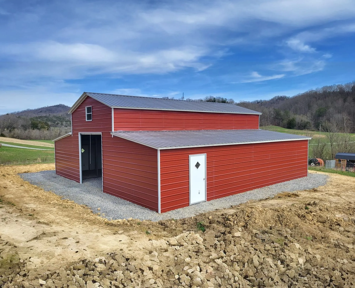 Barn shed building